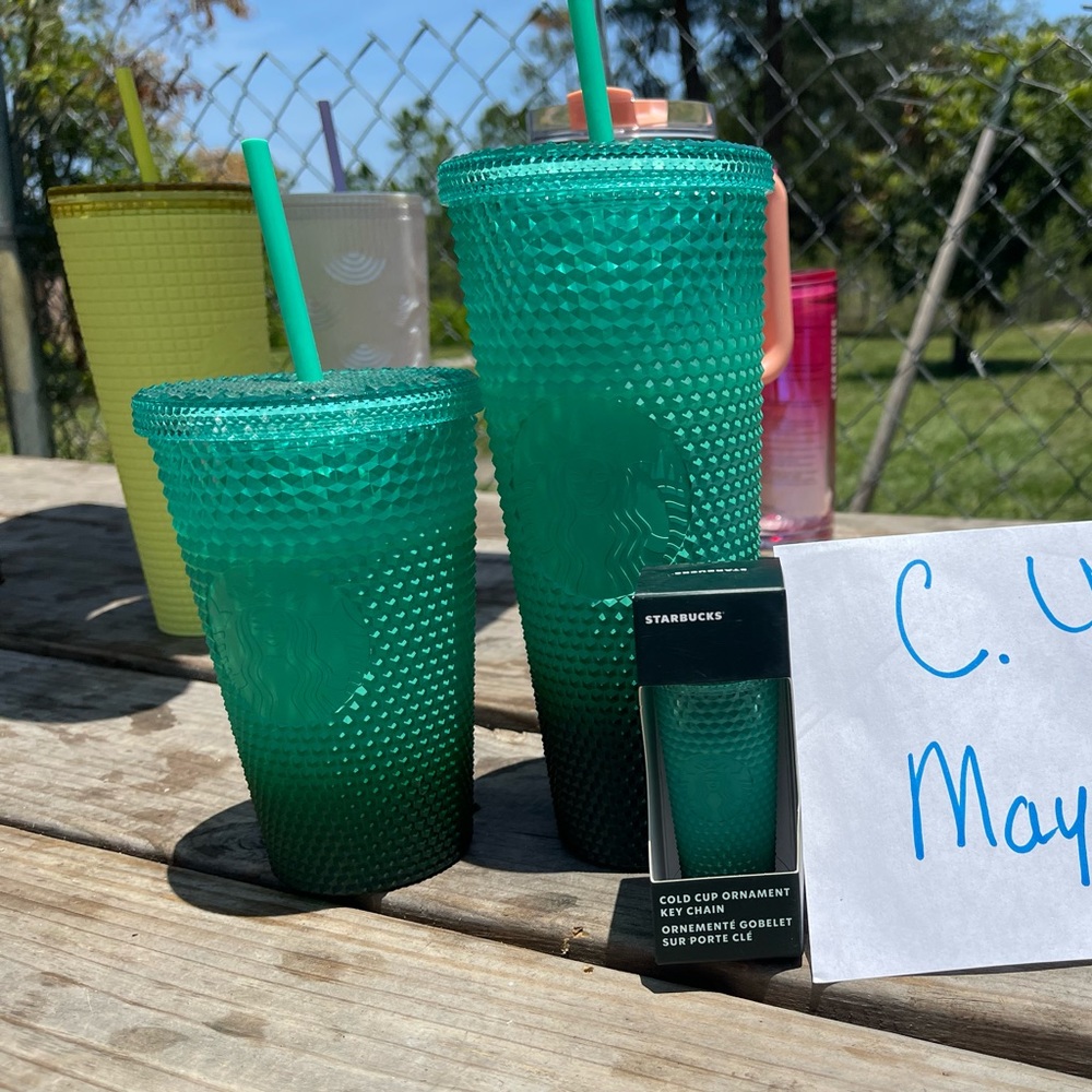 Starbucks green waxberry tumbler set - Picture 1 of 4